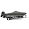 Eevelle Boat Cover ALUMINUM FISHING High Windshield, Outboard Fits 19ft 6in L up to 96in W Charcoal WSAFH1996B-CHL - alternate 1